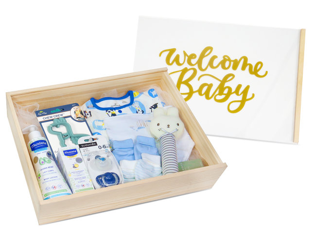 BB婴儿礼物 - Welcome Baby 初生婴儿精美展示礼盒 ND27 - BY0320A4 Photo