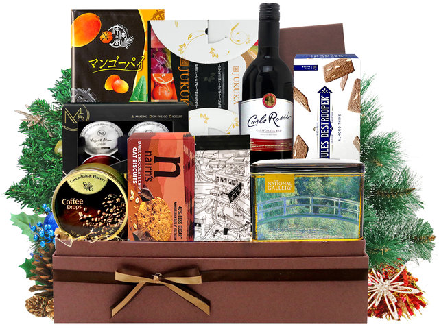 Christmas Gift Hamper - Christmas Fancy Food Gift Hamper 4 - L76600318b Photo