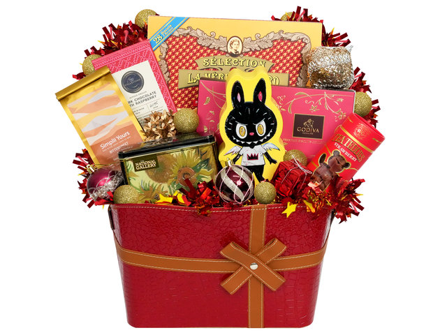 Christmas Gift Hamper - Godiva x Labubu Christmas Sweet Treasure Food Hamper FH310 - XNB1103B5 Photo