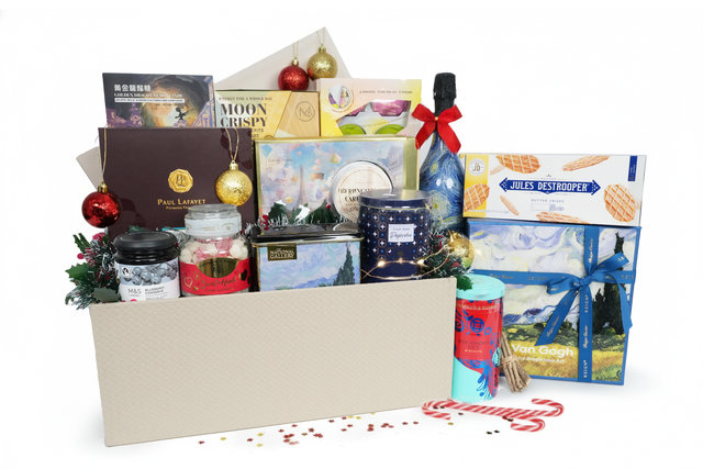 Christmas Gift Hamper - White Snow Christmas Series XMAS11  - XNB1031A5 Photo