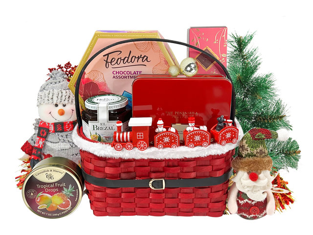 Christmas Gift Hamper - XMAS CN MAILABLE BASKET 1107C5 - XCB1107C5 Photo