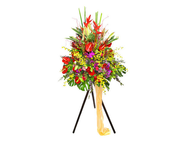 Flower Basket Stand - Exibit Flower Stand 15 - L19739 Photo