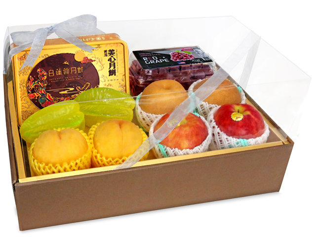 Fruit Basket - Mid Autumn Maxim Moon Cake Fruits Gift Box B16 - 0FB0704A5 Photo