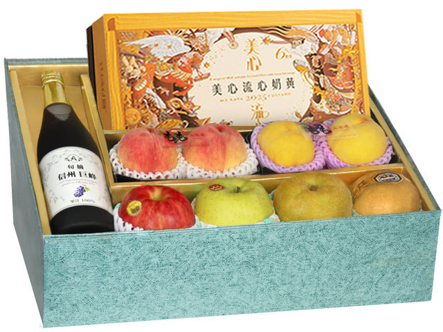 Fruit Basket - Mid Autumn Panorama Maxim Moon Cake Fruits Gift Box M36 - 0DP0719G2 Photo