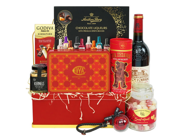 Hamper A5 Board - Romantic Wine And Food Gift Hamper FH267 - HR0206A9 Photo