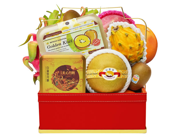 Mid-Autumn Gift Hamper - Mid-Autumn Premium Mini Fruit Basket FH430 - M30826A2 Photo