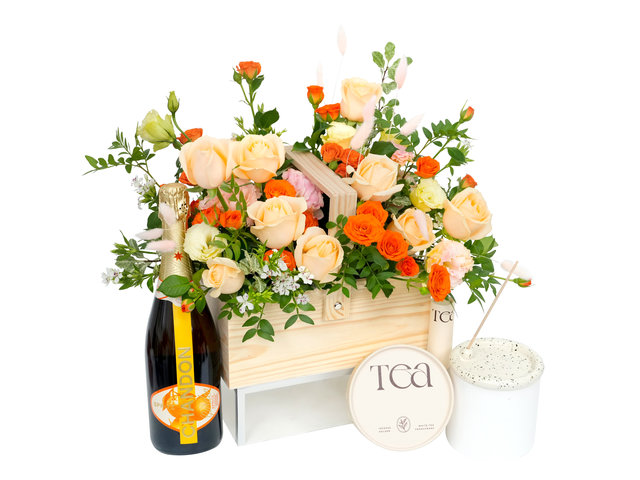 Order Flowers in Box - Aromatherapy & Floral Ritual Relaxation Gift Set FH345 - SE1204A1 Photo