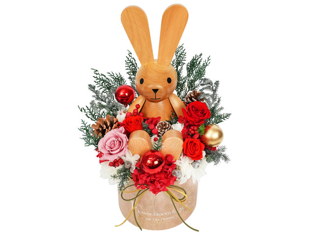 Preserved Forever Flower - Agnes b. Preserved & Dried Flower - Christmas AB01 - PS1111A1 Photo