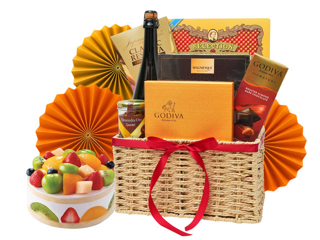 Wine n Food Hamper - Birthday Cake Gift Set AC02 - BH0618B2 Photo
