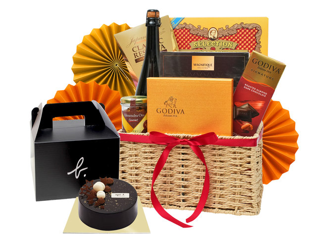 Wine n Food Hamper - Birthday Cake Gift Set AC02 - BH0618B2 Photo