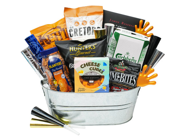 Wine n Food Hamper - Cheers & Celebration Gift Bucket FH398 - HR0605A4 Photo