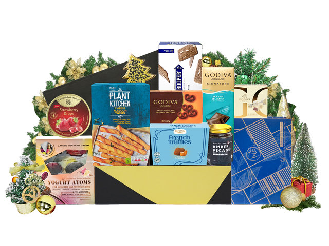 Wine n Food Hamper - Christmas Fancy Delicate Gift Hamper v17 - XH1127A1 Photo