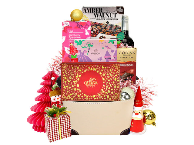 Wine n Food Hamper - Christmas Permium Food Gift Hamper X24 - XH1124A4 Photo