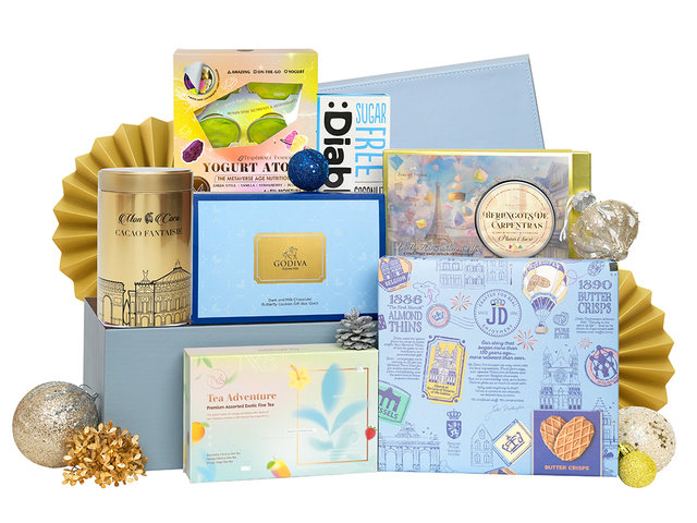 Wine n Food Hamper - Delight Hamper FH381 - HR0313B5 Photo