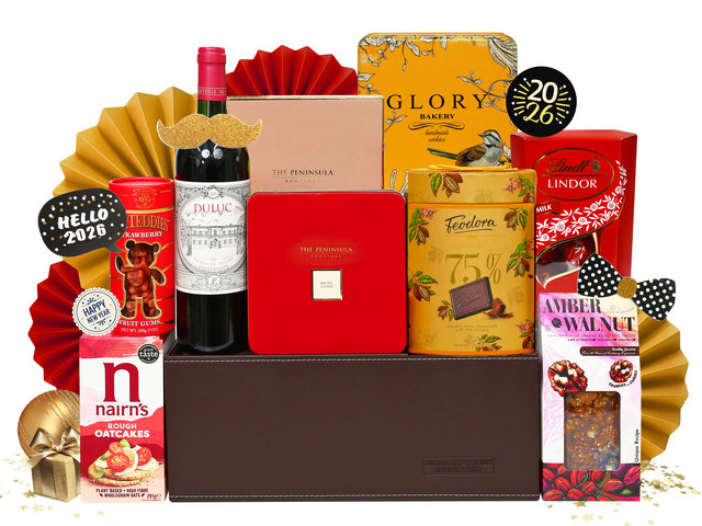 Wine n Food Hamper - Deluxe New Year Hamper 1031B3 - HR1031B3 Photo