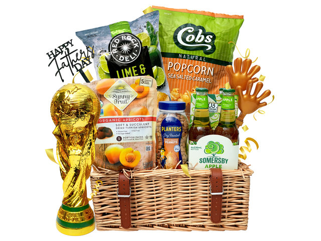 Wine n Food Hamper - Father's Day Cider & Snacks World Cup Celebration Hamper FH403 - FDG0615A2 Photo