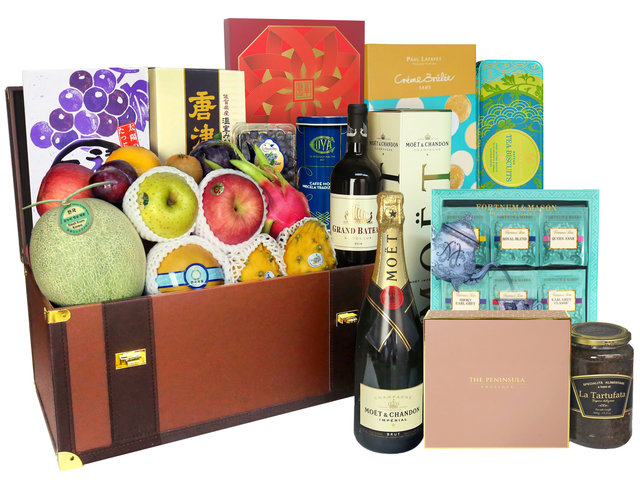 Wine n Food Hamper - Mid Autumn Deluxe Food Fruit Hamper FH183  - M30809A3 Photo