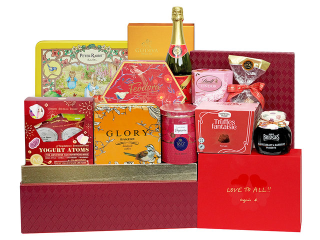 Wine n Food Hamper - Opulence Gourmet Hamper FH380 - HR0313B4 Photo