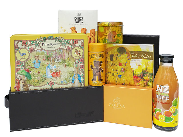 Wine n Food Hamper - Sunny Treats Gift Hampers FH377 - HR0313A9 Photo