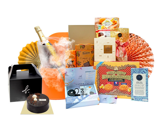 Wine n Food Hamper - Vapour Vibe Birthday Gift Set AC03 - BH0622A9 Photo