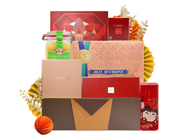 中秋果篮Hamper - 中国邮寄商务中秋节月饼礼物 B07 - MMC0716A7 Photo