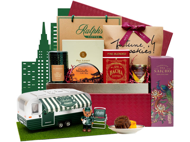 中秋果篮Hamper - 中秋Ralph Lauren限定月饼礼盒配五星酒店与国际名牌礼篮 FH432 - MH0826A3 Photo
