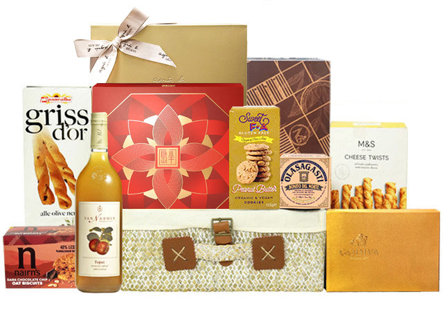 中秋果篮Hamper - 中秋半岛月饼名贵美食礼篮 FH104 - MH0730A8 Photo