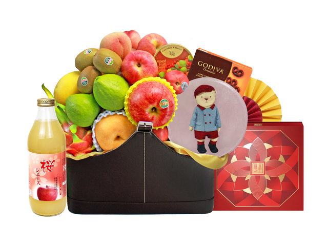 中秋果篮Hamper - 中秋半岛月饼高级果汁果篮 FH152 - L139524 Photo