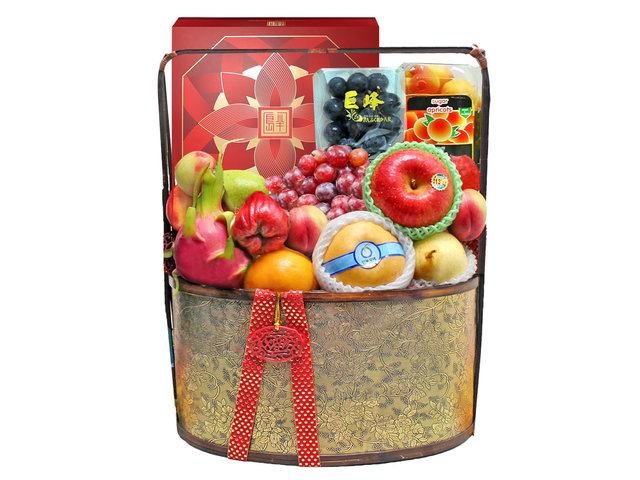 中秋果篮Hamper - 中秋半岛月饼高级果篮 FH190 - L36511788K Photo
