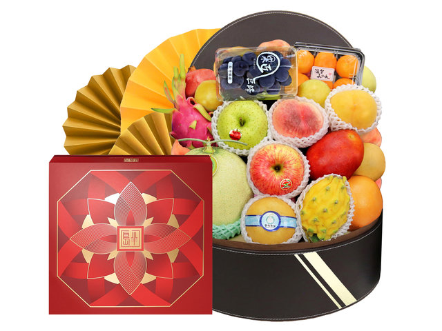 中秋果篮Hamper - 中秋半岛月饼高级精选果篮 FH156 - M30807A2 Photo