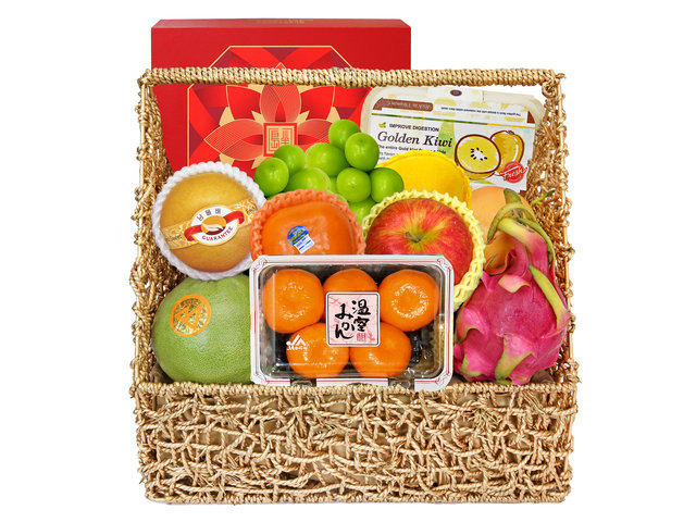 中秋果篮Hamper - 中秋半岛月饼鲜果礼篮 FH427 - MW0822A2 Photo
