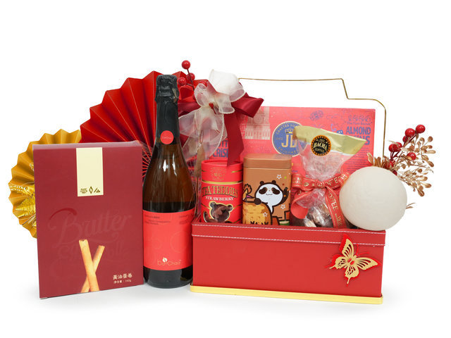 中秋果篮Hamper - 中秋送礼礼篮-月圆人团圆 25MAF06 - MH0729A3 Photo