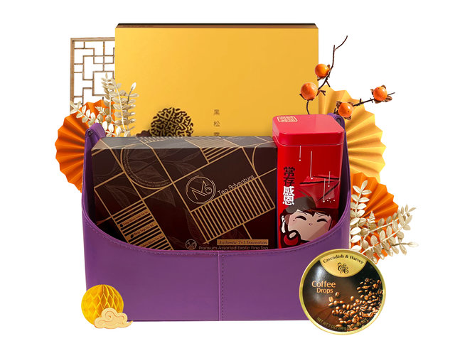 中秋果籃Hamper - 中國 尚禮坊速遞 商務中秋節月餅禮物 B014 - MMC0728A5 Photo