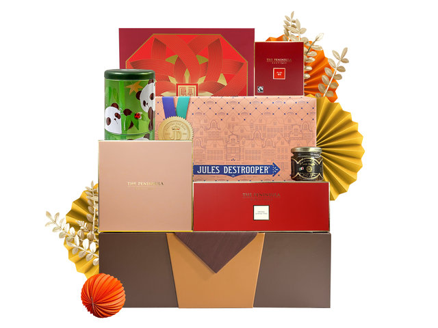 中秋果籃Hamper - 中國郵寄商務中秋節月餅禮物 B07 - MMC0716A7 Photo