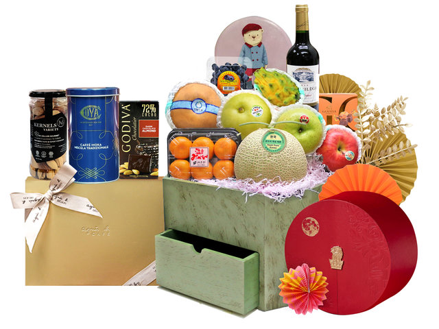 中秋果籃Hamper - 中秋Ritz Carlton木盒果籃 Z13 - L36670944 Photo