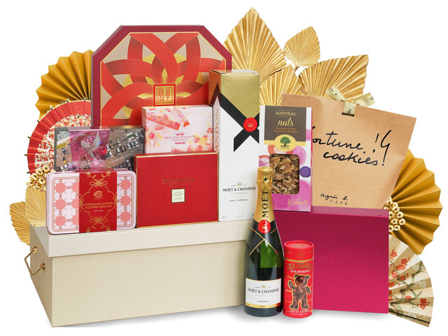 中秋果籃Hamper - 中秋半島七星伴月豪華美酒美食禮籃 FH300 - M30807A1 Photo