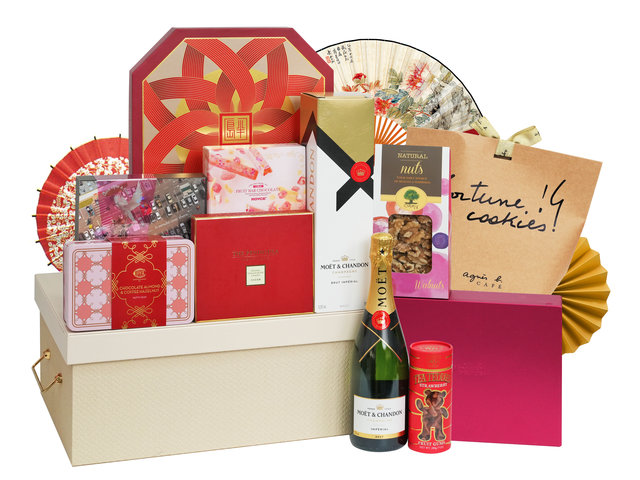 中秋果籃Hamper - 中秋半島七星伴月豪華美酒美食禮籃 FH300 - M30807A1 Photo
