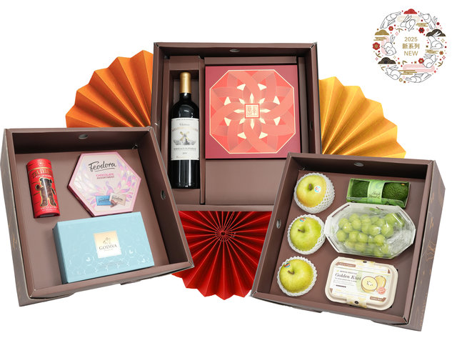 中秋果籃Hamper - 中秋特色送禮禮盒 25MAF08 - MRR0819A2 Photo