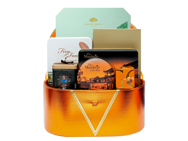 中秋果籃Hamper - 文華東方酒店迷你奶黃月餅尊貴美食禮籃  FH415 - MH0717A4 Photo