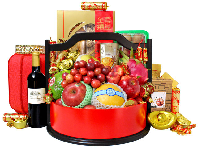 新年果篮Hamper - 农历新年礼物篮 R89 - L36510445 Photo