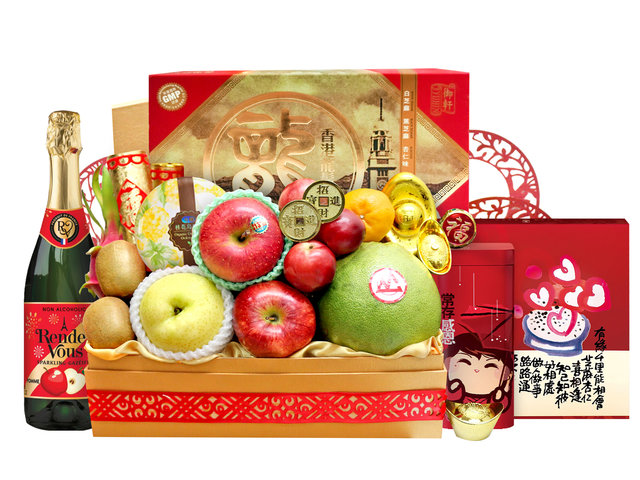 新年果篮Hamper - 新年果篮Hamper - 农历新年礼物篮 R63 - L36667142 Photo