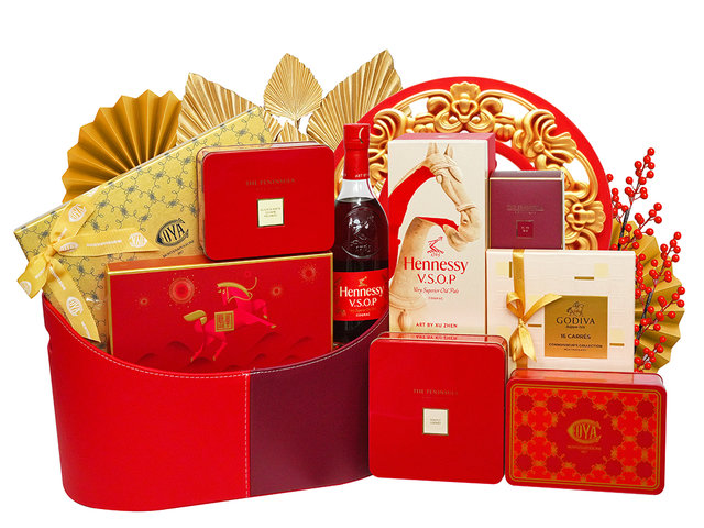 新年果篮Hamper - 红运盛世新年美食礼篮 FH359 - CH20123A5 Photo