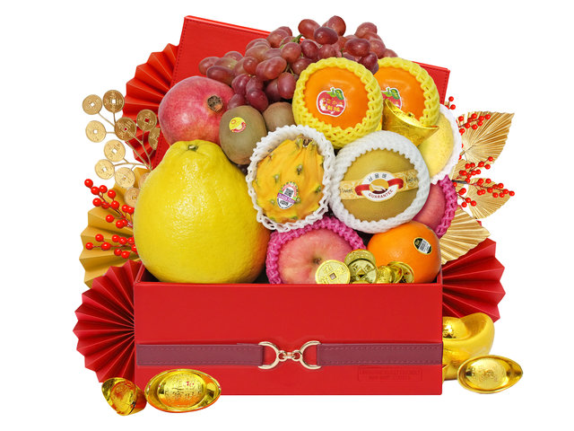 新年果籃Hamper - 福壽雙全水果招財禮籃 FH257 - CH20110B9 Photo