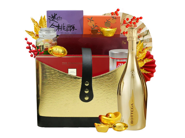 新年果籃Hamper - 農曆新年中國禮物籃 1224B8 - CHC1224B8 Photo