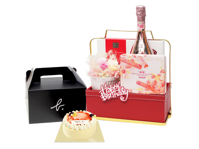 生日禮物 - Agnes B 生日蛋糕粉紅禮物組合 ABC002 - BH0616B2 Photo