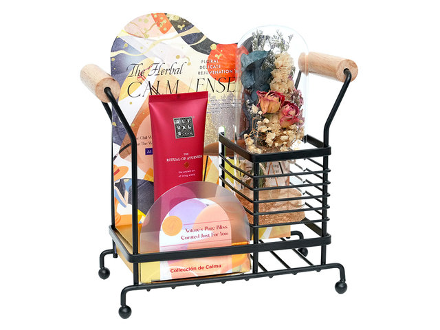 礼物篮Hamper - 静谧仪式护手花艺生日礼物 FH366  - BFAH0302A4 Photo