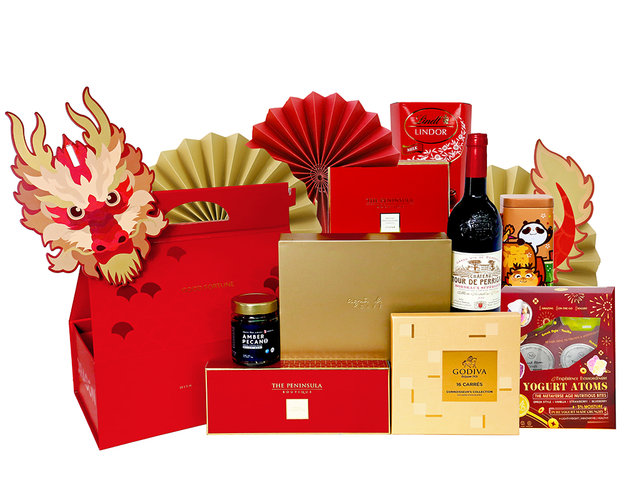 禮物籃Hamper - 龍騰特色高級美食美酒手提禮物籃 A3 - GB21215A3 Photo