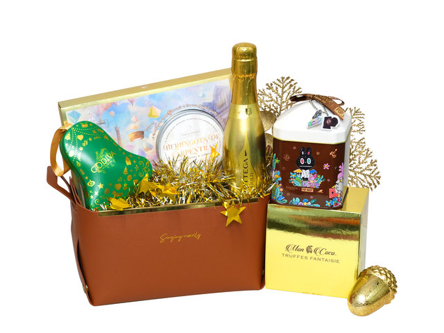 聖誕禮物Hamper - Godiva x Labubu 迷你聖誕美食禮物籃 FH315 - XNB1106B6 Photo