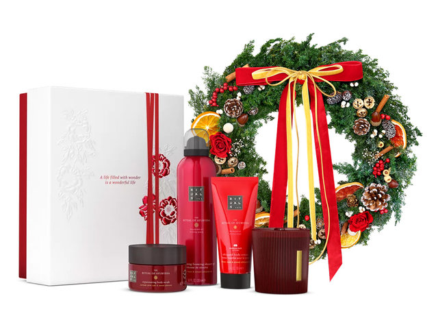 聖誕禮物Hamper - Rituals儀式套裝連聖誕永生花花環 FH327 - XR1117A2 Photo