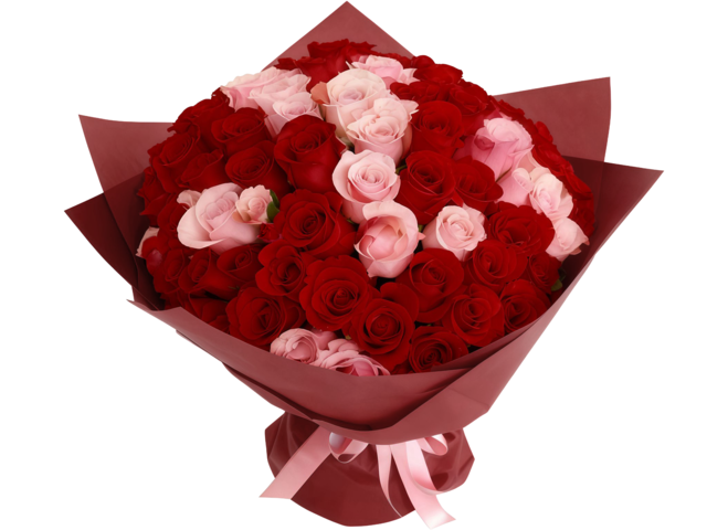 花店花束 - 99枝玫瑰花花束 RD49 - 9E1202A1 Photo